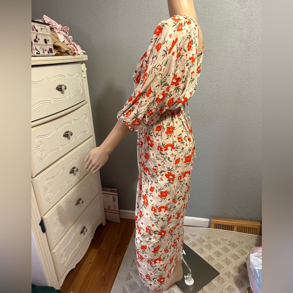 Floral Poppy maxi dress size medium - Picture 8 of 13